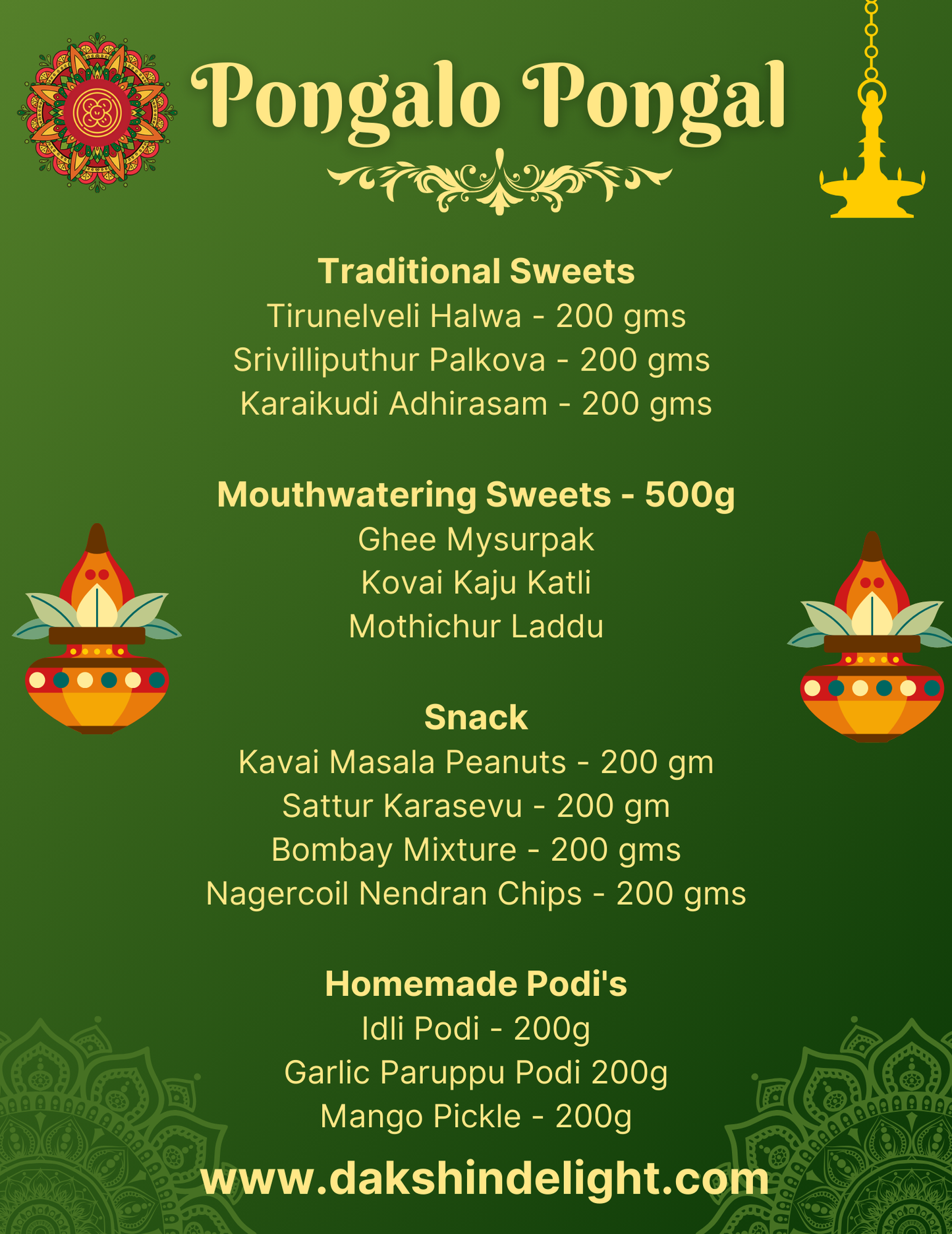 Pongalo Pongal Box (13 Items)